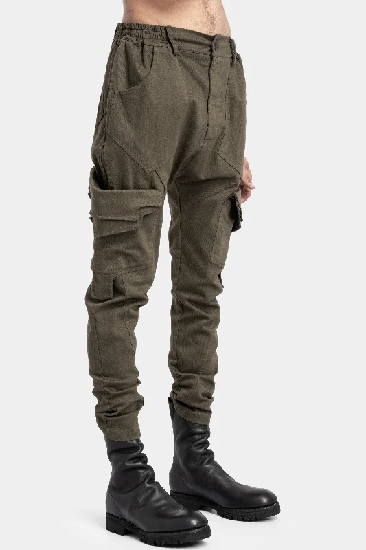 Cotton twill skinny cargo trousers, Military Green Trousers fashionable chic Trousers fashionable chic Cotton twill skinny cargo trousers, Military Green Trousers fashionable chic Trousers fashionable chic