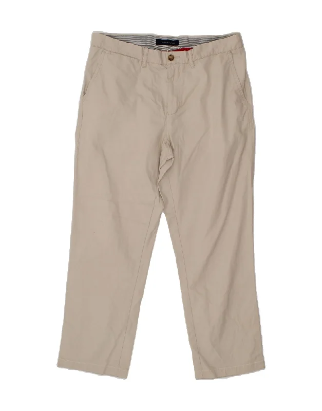 TOMMY HILFIGER Mens Straight Chino Trousers W34 L30 Beige Trousers practical easy-care Trousers practical easy-care TOMMY HILFIGER Mens Straight Chino Trousers W34 L30 Beige Trousers practical easy-care Trousers practical easy-care