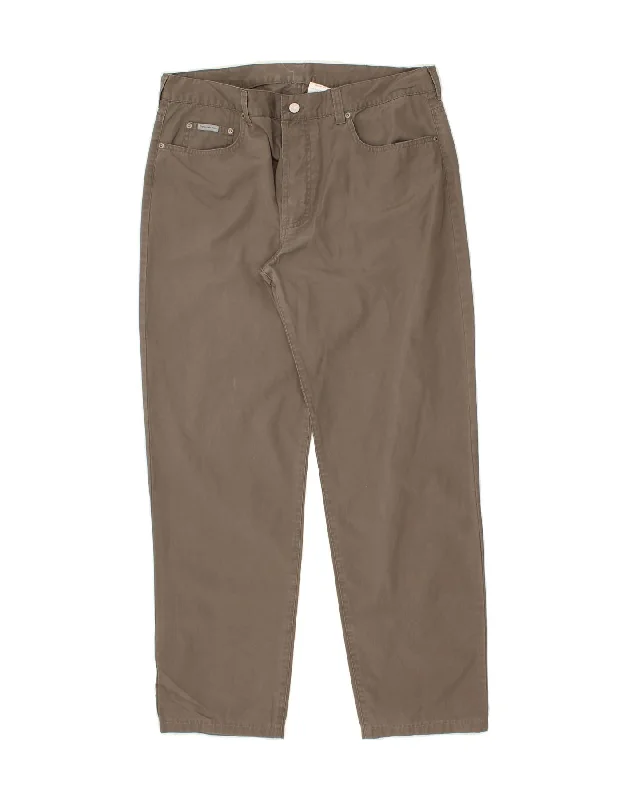 CALVIN KLEIN Mens Straight Casual Trousers W38 L32 Grey Cotton Trousers Yoga Stretchy Trousers Yoga Stretchy CALVIN KLEIN Mens Straight Casual Trousers W38 L32 Grey Cotton Trousers Yoga Stretchy Trousers Yoga Stretchy
