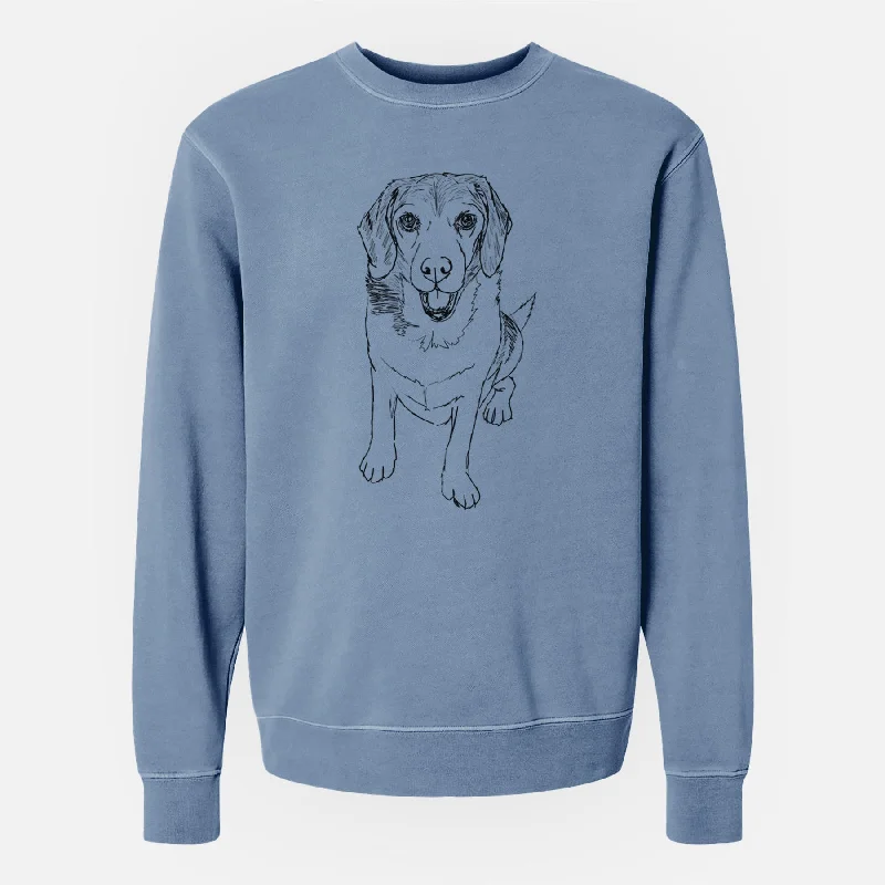 Doodled Maggie the Beagle - Unisex Pigment Dyed Crew Sweatshirt Hoodie with Zipper Versatile Modern Hoodie with Zipper Versatile Modern Doodled Maggie the Beagle - Unisex Pigment Dyed Crew Sweatshirt Hoodie with Zipper Versatile Modern Hoodie with Zipper Versatile Modern