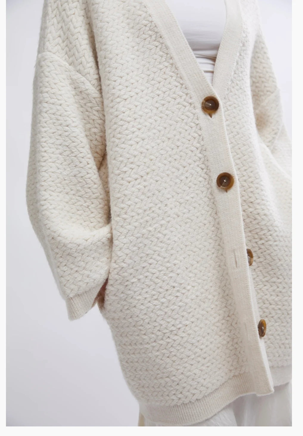 Free People Herringbone Stitch Cardigan - Ivory Striped Floral Plaid Striped Floral Plaid Free People Herringbone Stitch Cardigan - Ivory Striped Floral Plaid Striped Floral Plaid