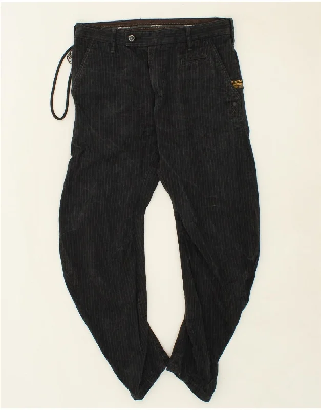 G-STAR Mens Banana Slim Chino Trousers W32 L26 Black Pinstripe Cotton Trousers Trousers Formal Trousers Trousers Formal G-STAR Mens Banana Slim Chino Trousers W32 L26 Black Pinstripe Cotton Trousers Trousers Formal Trousers Trousers Formal