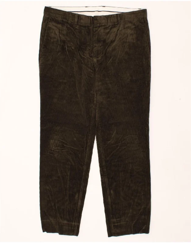 GANT Mens Slim Corduroy Trousers W35 L30 Green Cotton Trousers Harem Relaxed Fit Trousers Harem Relaxed Fit GANT Mens Slim Corduroy Trousers W35 L30 Green Cotton Trousers Harem Relaxed Fit Trousers Harem Relaxed Fit