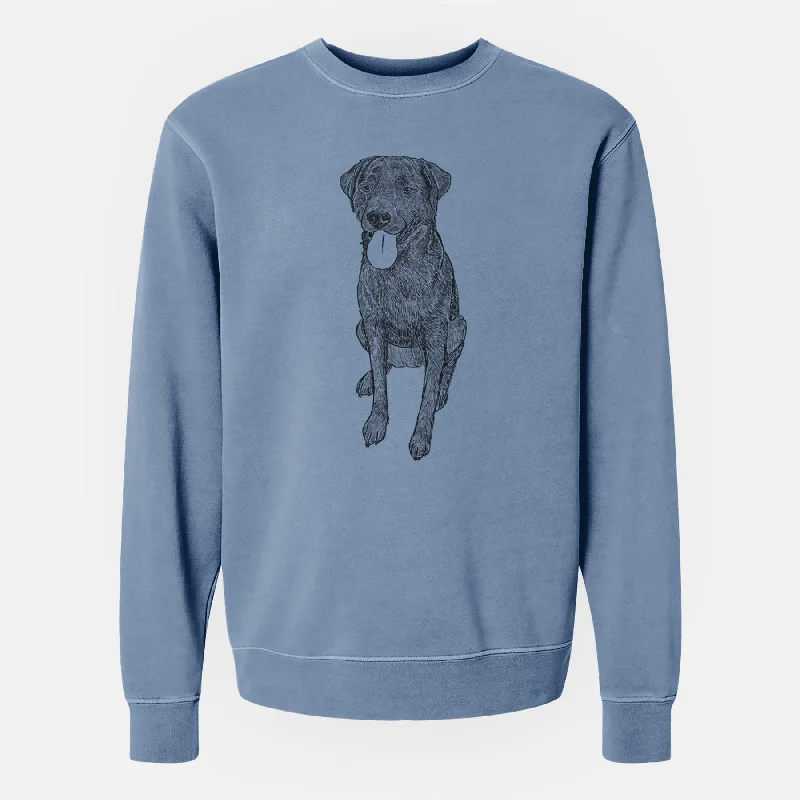 Doodled Duffy the Rottweiler Labrador Mix - Unisex Pigment Dyed Crew Sweatshirt Hoodie with Rolled Sleeves Casual Relaxed Hoodie with Rolled Sleeves Casual Relaxed Doodled Duffy the Rottweiler Labrador Mix - Unisex Pigment Dyed Crew Sweatshirt Hoodie with Rolled Sleeves Casual Relaxed Hoodie with Rolled Sleeves Casual Relaxed