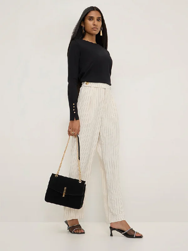 Wardrobe Off-White Pinstriped High-Rise Trousers Trousers stylish modern Trousers stylish modern Wardrobe Off-White Pinstriped High-Rise Trousers Trousers stylish modern Trousers stylish modern