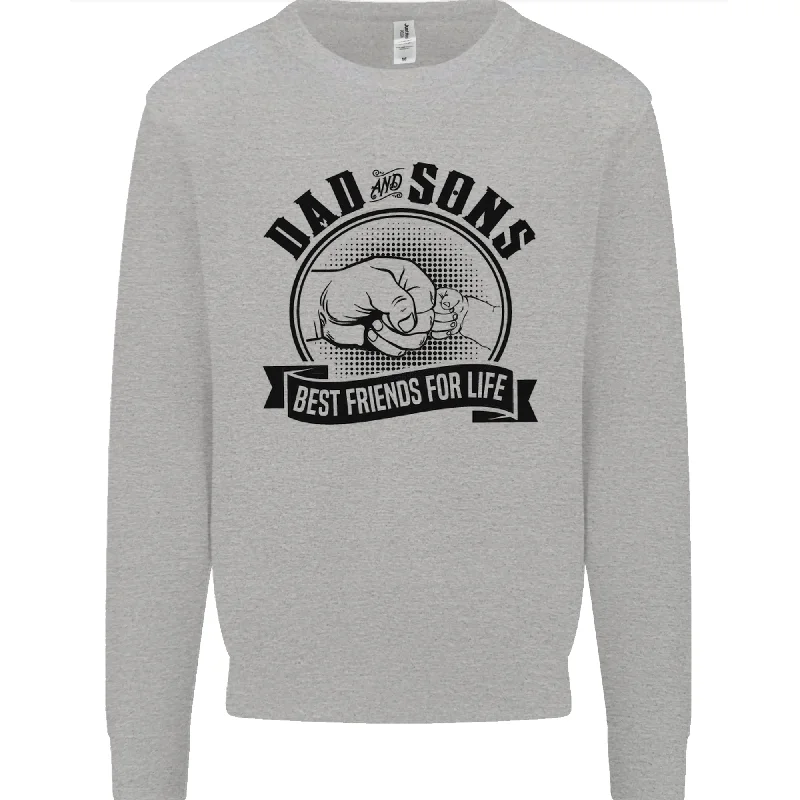 Dad & Sons Best Friends Fathers Day Mens Sweatshirt Jumper Hoodie with Rolled Sleeves Casual Relaxed Hoodie with Rolled Sleeves Casual Relaxed Dad & Sons Best Friends Fathers Day Mens Sweatshirt Jumper Hoodie with Rolled Sleeves Casual Relaxed Hoodie with Rolled Sleeves Casual Relaxed
