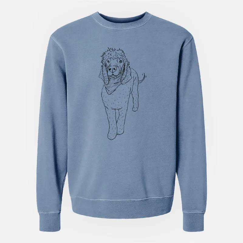 Doodled Jameson the Standard Poodle - Unisex Pigment Dyed Crew Sweatshirt Hoodie with Ribbed Hem Stretchable Secure Hoodie with Ribbed Hem Stretchable Secure Doodled Jameson the Standard Poodle - Unisex Pigment Dyed Crew Sweatshirt Hoodie with Ribbed Hem Stretchable Secure Hoodie with Ribbed Hem Stretchable Secure