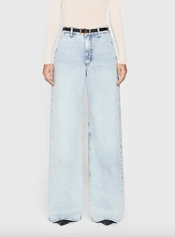 The Wide Trouser in Ettie Trousers Lace Delicate Trousers Lace Delicate