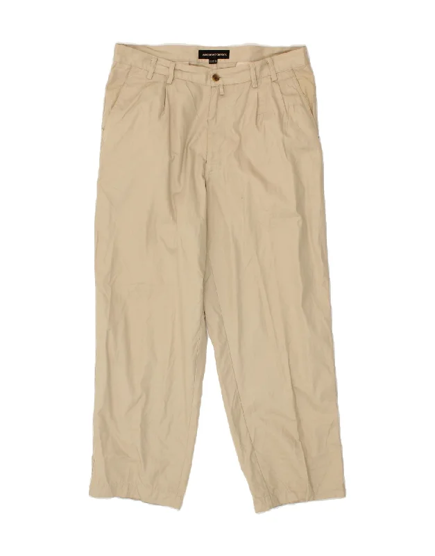 MARLBORO CLASSICS Mens Pegged Chino Trousers EU 50 Large W34 L27 Beige Trousers New Arrival Trousers New Arrival MARLBORO CLASSICS Mens Pegged Chino Trousers EU 50 Large W34 L27 Beige Trousers New Arrival Trousers New Arrival