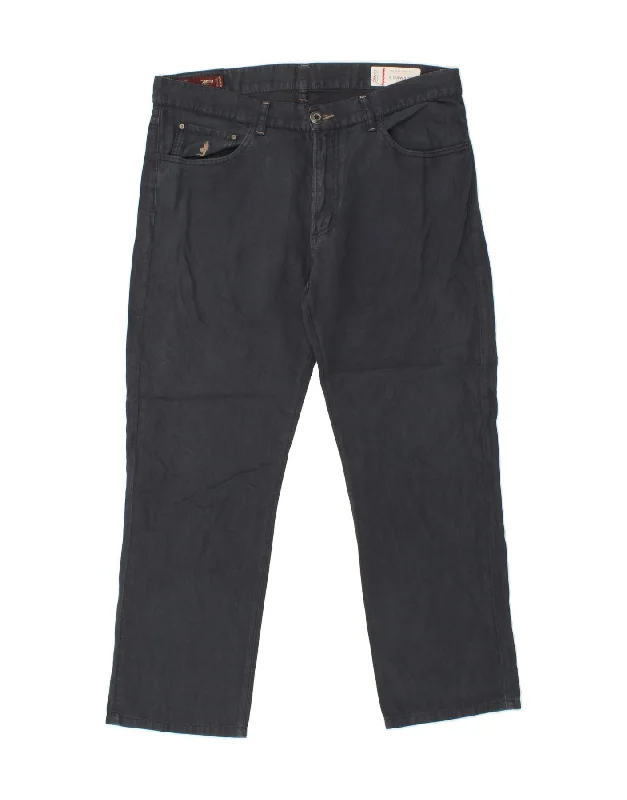 MARLBORO CLASSICS Mens Dawson Straight Casual Trousers W36 L27 Navy Blue Trousers Pleated Formal Trousers Pleated Formal MARLBORO CLASSICS Mens Dawson Straight Casual Trousers W36 L27 Navy Blue Trousers Pleated Formal Trousers Pleated Formal