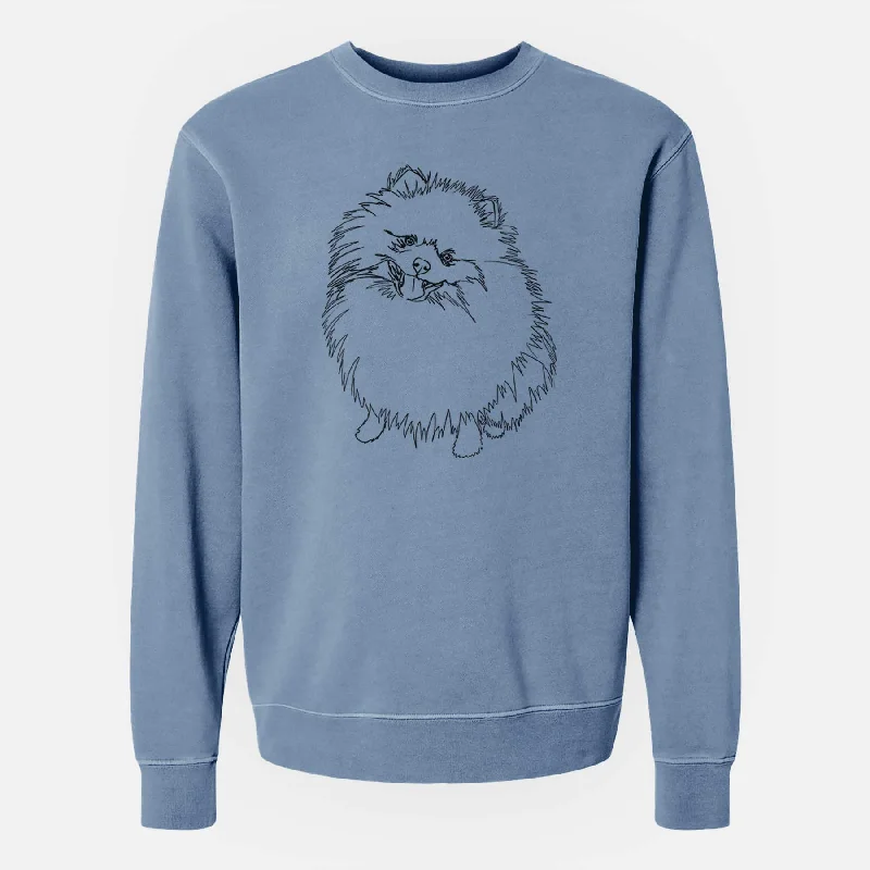Doodled Fergus the Pomeranian - Unisex Pigment Dyed Crew Sweatshirt Zip Hoodie Drawstring Kangaroo Pocket Zip Hoodie Drawstring Kangaroo Pocket Doodled Fergus the Pomeranian - Unisex Pigment Dyed Crew Sweatshirt Zip Hoodie Drawstring Kangaroo Pocket Zip Hoodie Drawstring Kangaroo Pocket