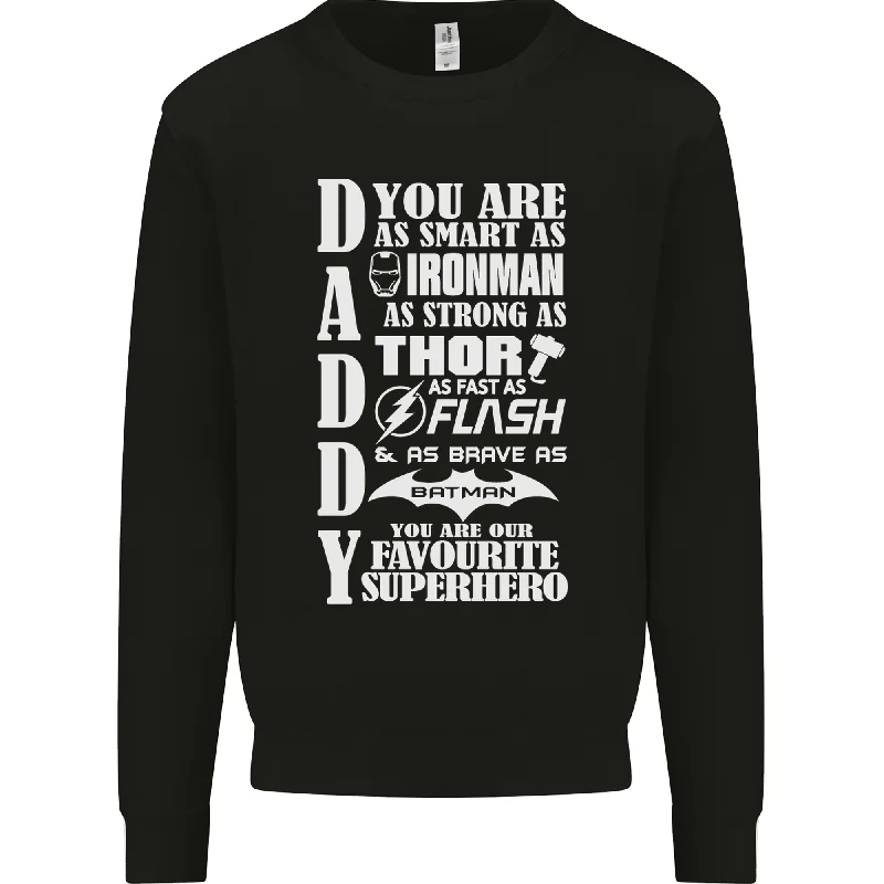 Daddys Favourite Superhero Fathers Day Mens Sweatshirt Jumper Hoodie with Drop Shoulder Relaxed Streetwear Hoodie with Drop Shoulder Relaxed Streetwear Daddys Favourite Superhero Fathers Day Mens Sweatshirt Jumper Hoodie with Drop Shoulder Relaxed Streetwear Hoodie with Drop Shoulder Relaxed Streetwear