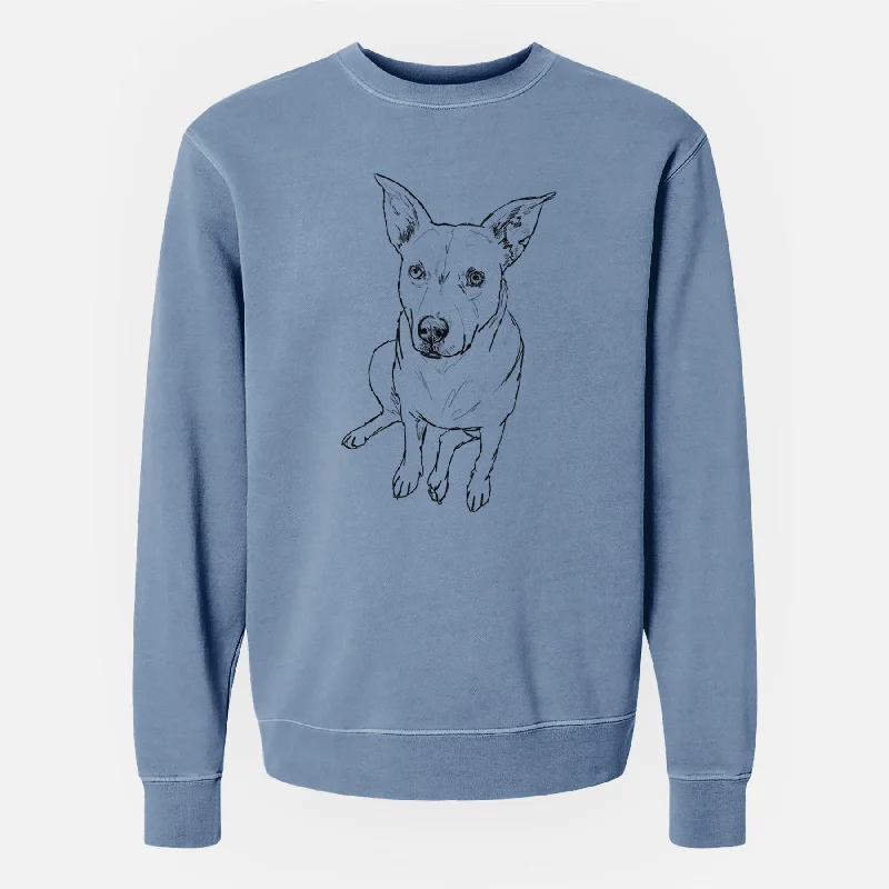 Doodled Rockstar the Mixed Breed - Unisex Pigment Dyed Crew Sweatshirt Hoodie with Bell Sleeves Flared Feminine Hoodie with Bell Sleeves Flared Feminine Doodled Rockstar the Mixed Breed - Unisex Pigment Dyed Crew Sweatshirt Hoodie with Bell Sleeves Flared Feminine Hoodie with Bell Sleeves Flared Feminine