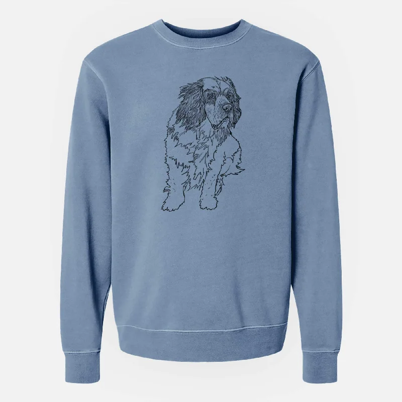 Doodled Nika the Clumber Spaniel - Unisex Pigment Dyed Crew Sweatshirt Hoodie Crop Top Short Trendy Hoodie Crop Top Short Trendy Doodled Nika the Clumber Spaniel - Unisex Pigment Dyed Crew Sweatshirt Hoodie Crop Top Short Trendy Hoodie Crop Top Short Trendy