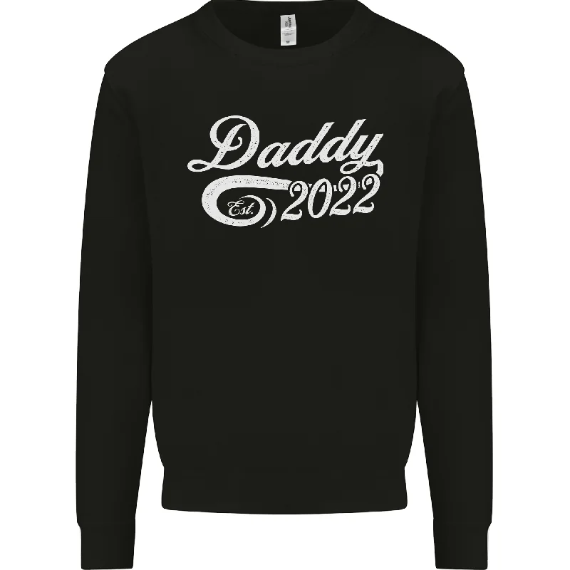 Daddy Est 2022 Funny Fathers Day Mens Sweatshirt Jumper Hoodie with Button Classic Timeless Hoodie with Button Classic Timeless Daddy Est 2022 Funny Fathers Day Mens Sweatshirt Jumper Hoodie with Button Classic Timeless Hoodie with Button Classic Timeless