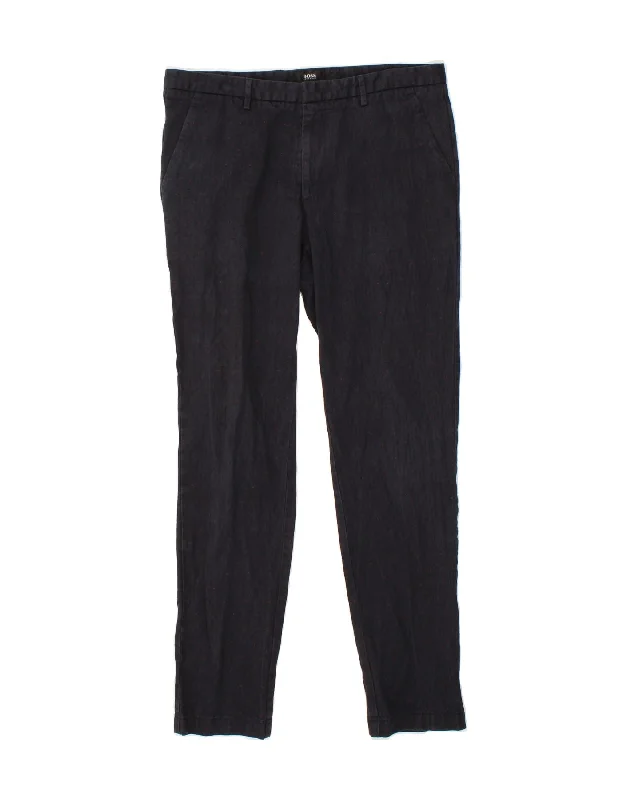 HUGO BOSS Mens Slim Chino Trousers EU 48 Medium W32 L30 Navy Blue Spotted Trousers Cargo Utility Trousers Cargo Utility HUGO BOSS Mens Slim Chino Trousers EU 48 Medium W32 L30 Navy Blue Spotted Trousers Cargo Utility Trousers Cargo Utility