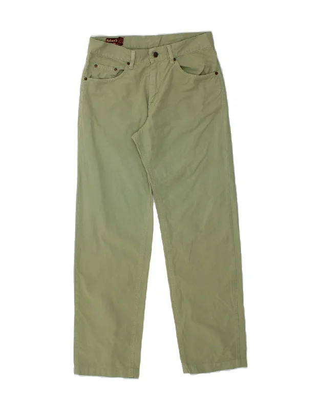 MARLBORO CLASSICS Mens Straight Casual Trousers W31 L30 Green Cotton Trousers sophisticated sleek Trousers sophisticated sleek MARLBORO CLASSICS Mens Straight Casual Trousers W31 L30 Green Cotton Trousers sophisticated sleek Trousers sophisticated sleek