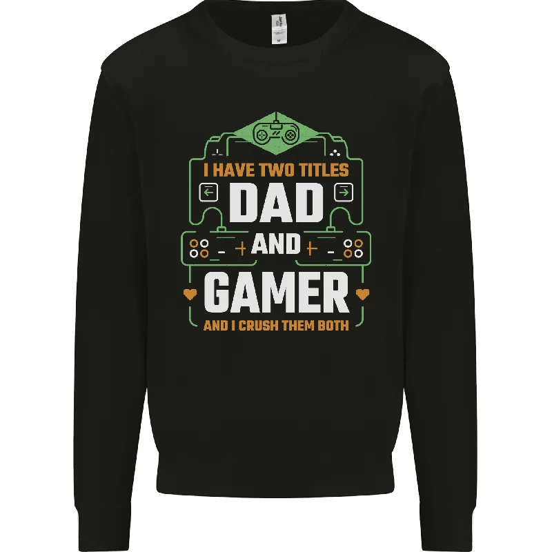 Dad & Gamer Funny Fathers Day Gaming Mens Sweatshirt Jumper Hoodie with Monochrome Minimalist Simple Hoodie with Monochrome Minimalist Simple Dad & Gamer Funny Fathers Day Gaming Mens Sweatshirt Jumper Hoodie with Monochrome Minimalist Simple Hoodie with Monochrome Minimalist Simple