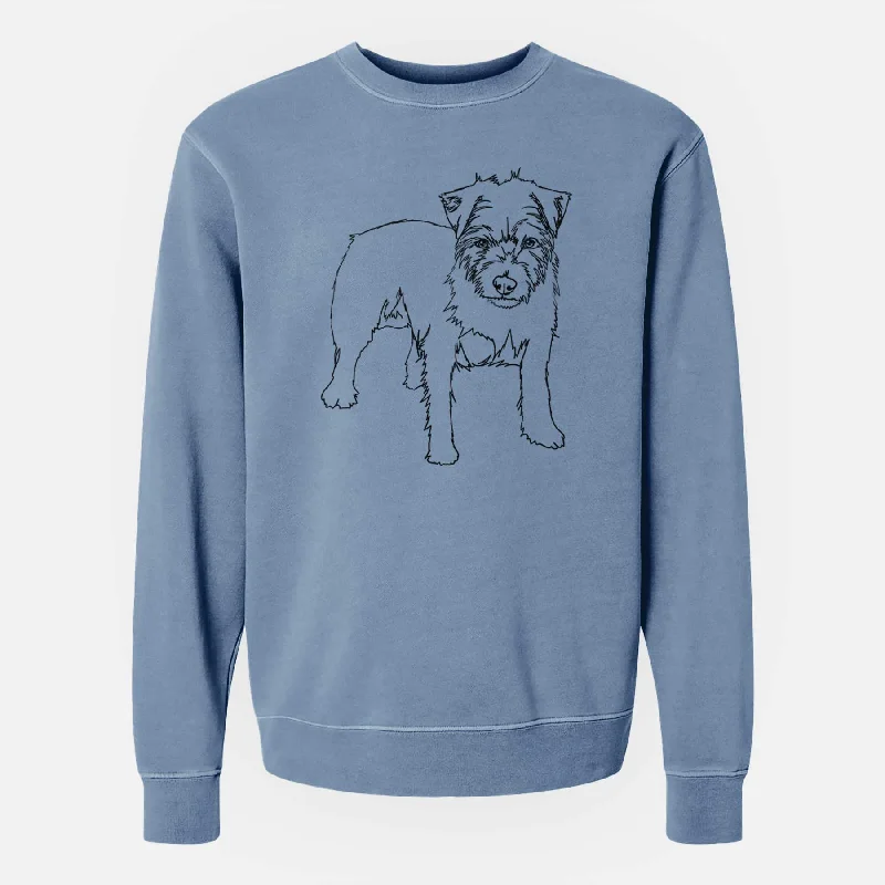 Doodled Squirtle the Jack Russell Terrier - Unisex Pigment Dyed Crew Sweatshirt Hoodie with Turtle Neck Cozy Winter Hoodie with Turtle Neck Cozy Winter Doodled Squirtle the Jack Russell Terrier - Unisex Pigment Dyed Crew Sweatshirt Hoodie with Turtle Neck Cozy Winter Hoodie with Turtle Neck Cozy Winter
