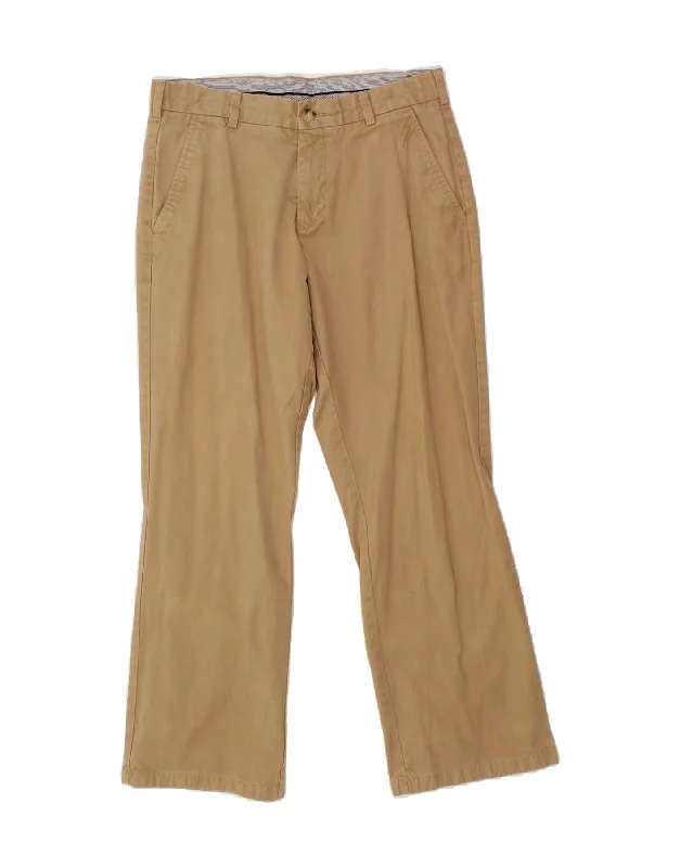 TOMMY HILFIGER Mens Straight Chino Trousers W32 L30 Beige Cotton Trousers Harem Relaxed Fit Trousers Harem Relaxed Fit TOMMY HILFIGER Mens Straight Chino Trousers W32 L30 Beige Cotton Trousers Harem Relaxed Fit Trousers Harem Relaxed Fit