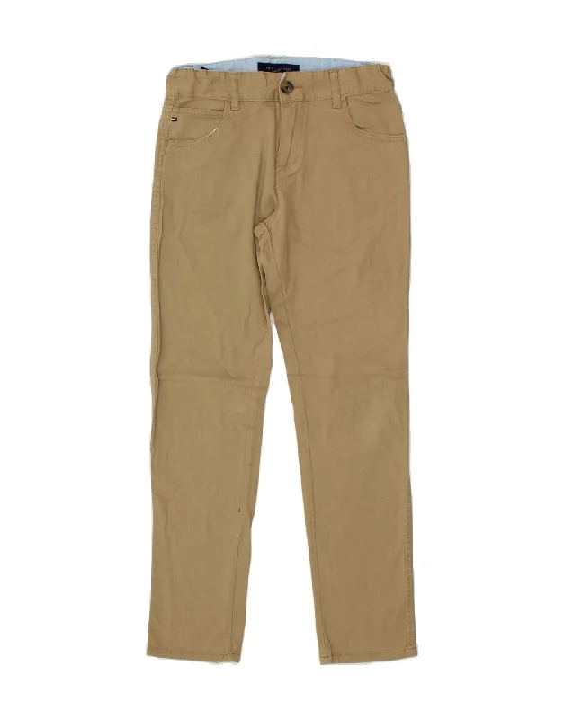 TOMMY HILFIGER Girls Slim Casual Trousers 13-14 Years W26 L26 Beige Trousers Timeless Classic Trousers Timeless Classic TOMMY HILFIGER Girls Slim Casual Trousers 13-14 Years W26 L26 Beige Trousers Timeless Classic Trousers Timeless Classic