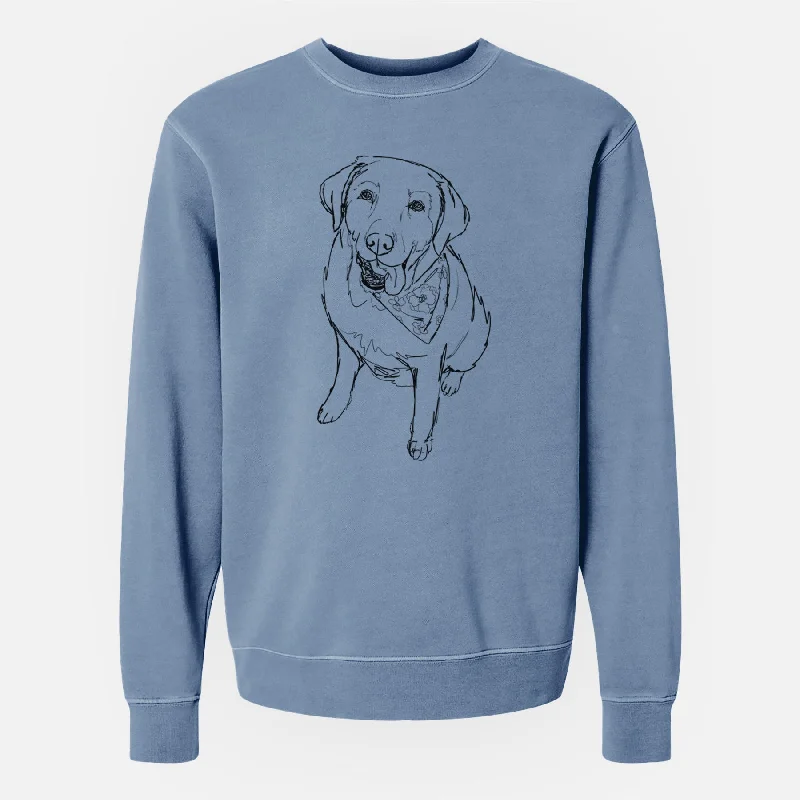 Doodled Maple the Yellow Lab - Unisex Pigment Dyed Crew Sweatshirt Hoodie with High-Low Hem Asymmetrical Trendy Hoodie with High-Low Hem Asymmetrical Trendy Doodled Maple the Yellow Lab - Unisex Pigment Dyed Crew Sweatshirt Hoodie with High-Low Hem Asymmetrical Trendy Hoodie with High-Low Hem Asymmetrical Trendy