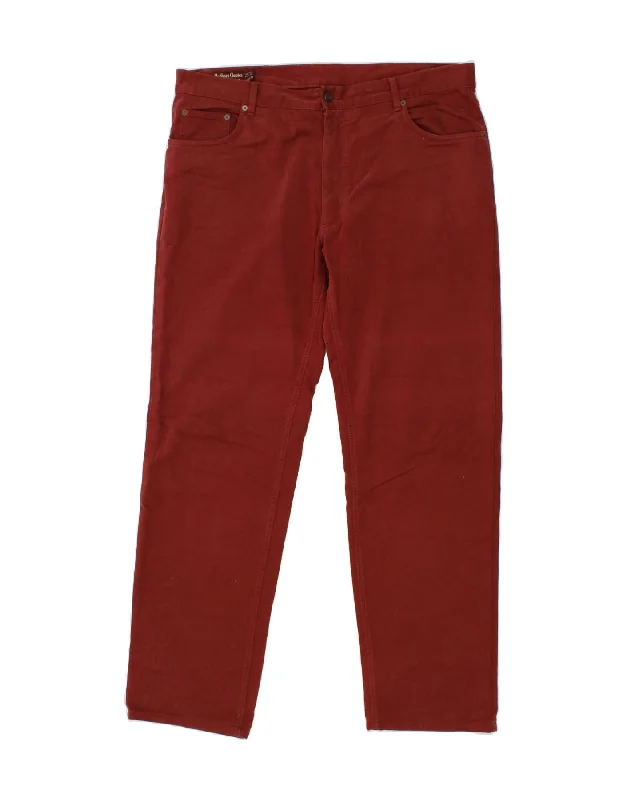 MARLBORO CLASSICS Mens Straight Casual Trousers W40 L32 Orange Cotton Trousers cozy comfortable Trousers cozy comfortable MARLBORO CLASSICS Mens Straight Casual Trousers W40 L32 Orange Cotton Trousers cozy comfortable Trousers cozy comfortable