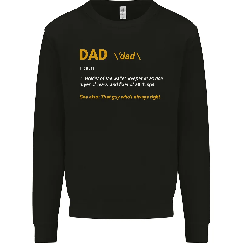 Dad Definition Funny Fathers Day Daddy Mens Sweatshirt Jumper Hoodie with Zipper Placket Modern Functional Hoodie with Zipper Placket Modern Functional Dad Definition Funny Fathers Day Daddy Mens Sweatshirt Jumper Hoodie with Zipper Placket Modern Functional Hoodie with Zipper Placket Modern Functional