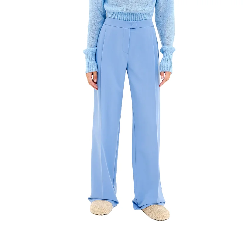 Chloe Trouser - Light Blue Trousers Low Rise Relaxed Trousers Low Rise Relaxed