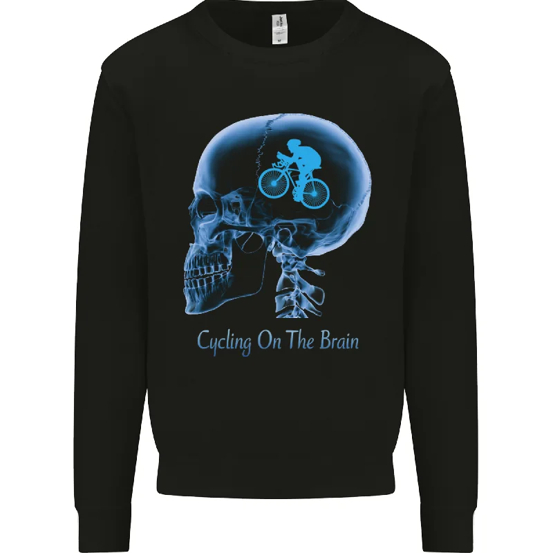 Cycling on the Brain Cyclist Bicycle Bike Mens Sweatshirt Jumper Hoodie with Relaxed Fit Easy Casual Hoodie with Relaxed Fit Easy Casual Cycling on the Brain Cyclist Bicycle Bike Mens Sweatshirt Jumper Hoodie with Relaxed Fit Easy Casual Hoodie with Relaxed Fit Easy Casual