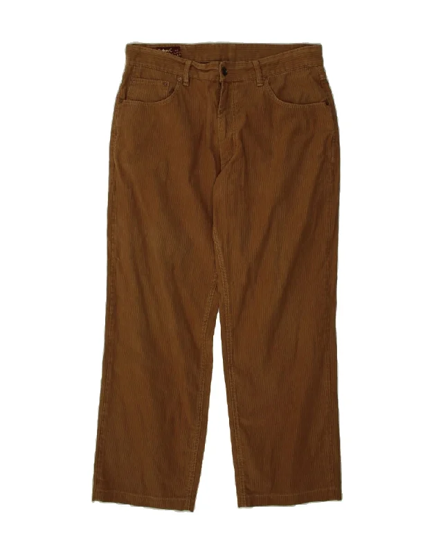 MARLBORO CLASSICS Mens Straight Casual Trousers W34 L28 Brown Pinstripe High Waist Slim Fit Ankle Length High Waist Slim Fit Ankle Length MARLBORO CLASSICS Mens Straight Casual Trousers W34 L28 Brown Pinstripe High Waist Slim Fit Ankle Length High Waist Slim Fit Ankle Length