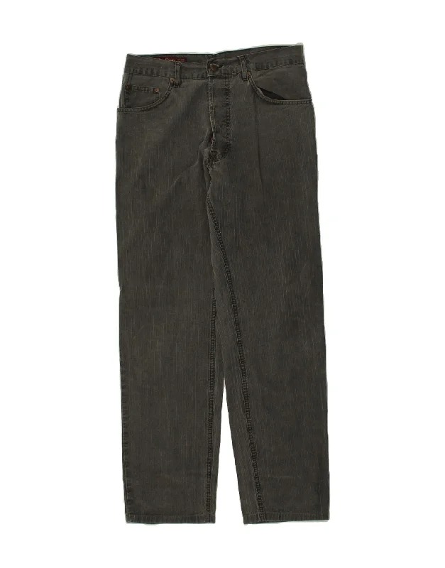 MARLBORO CLASSICS Mens Straight Casual Trousers W32 L30 Grey Striped Trousers trendy modern Trousers trendy modern MARLBORO CLASSICS Mens Straight Casual Trousers W32 L30 Grey Striped Trousers trendy modern Trousers trendy modern