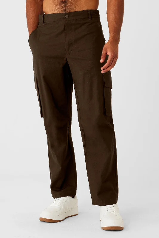 Cargo Ripstop Trouser - Espresso Trousers Yoga Stretchy Trousers Yoga Stretchy
