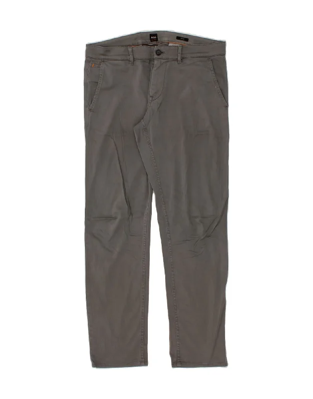 HUGO BOSS Mens Slim Fit Chino Trousers W34 L32 Grey Cotton Trousers Custom Made Trousers Custom Made HUGO BOSS Mens Slim Fit Chino Trousers W34 L32 Grey Cotton Trousers Custom Made Trousers Custom Made