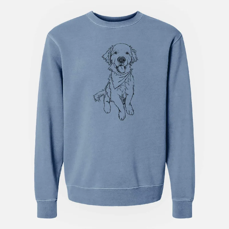 Doodled Finley the Golden Retriever Puppy - Unisex Pigment Dyed Crew Sweatshirt Hoodie Jacket Zipper Layering Hoodie Jacket Zipper Layering Doodled Finley the Golden Retriever Puppy - Unisex Pigment Dyed Crew Sweatshirt Hoodie Jacket Zipper Layering Hoodie Jacket Zipper Layering