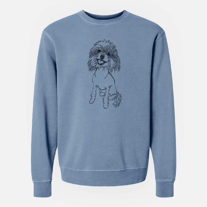 Doodled Ava the Chinese Crested - Unisex Pigment Dyed Crew Sweatshirt Hoodie with Raglan Sleeves Sporty Comfortable Hoodie with Raglan Sleeves Sporty Comfortable Doodled Ava the Chinese Crested - Unisex Pigment Dyed Crew Sweatshirt Hoodie with Raglan Sleeves Sporty Comfortable Hoodie with Raglan Sleeves Sporty Comfortable