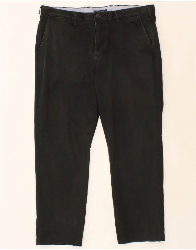 TOMMY HILFIGER Mens Slim Chino Trousers W38 L30 Black Cotton Trousers trendy modern Trousers trendy modern TOMMY HILFIGER Mens Slim Chino Trousers W38 L30 Black Cotton Trousers trendy modern Trousers trendy modern