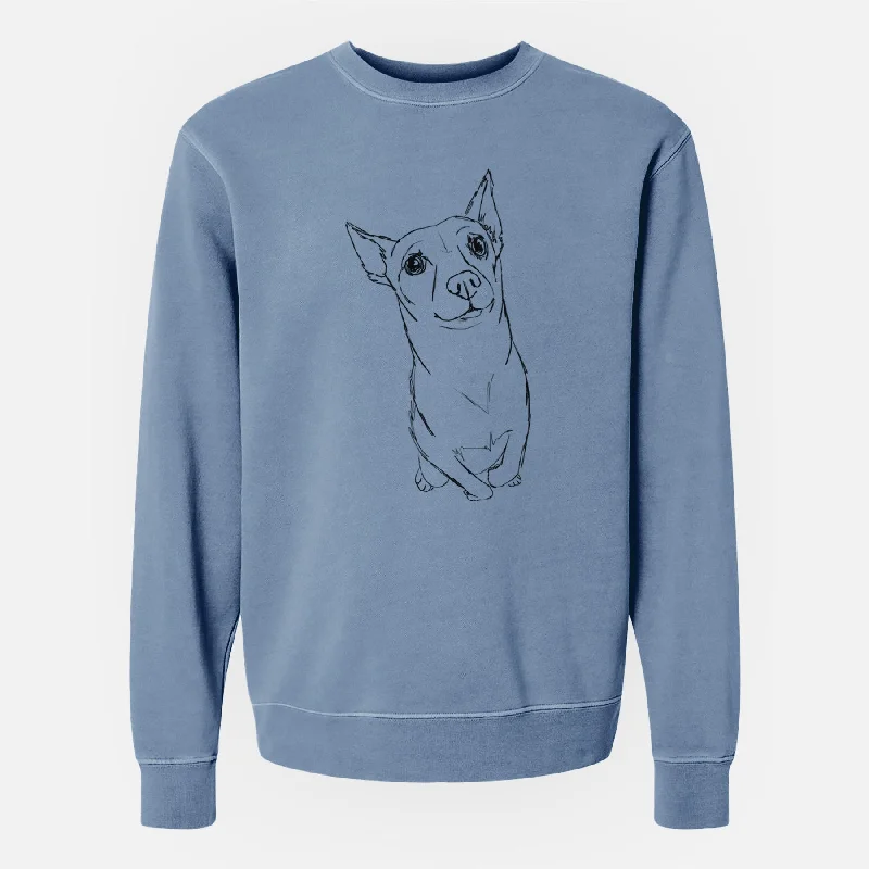Doodled Nico Suave the Chihuahua Mix - Unisex Pigment Dyed Crew Sweatshirt Hoodie with Half-Zip Sporty Casual Hoodie with Half-Zip Sporty Casual Doodled Nico Suave the Chihuahua Mix - Unisex Pigment Dyed Crew Sweatshirt Hoodie with Half-Zip Sporty Casual Hoodie with Half-Zip Sporty Casual