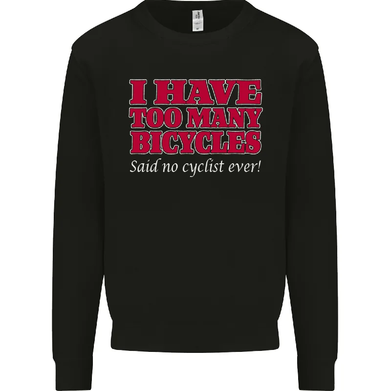Cycling Too Many Bicycles Said No Cyclist Mens Sweatshirt Jumper Hoodie with Back Slit Movement Comfort Hoodie with Back Slit Movement Comfort Cycling Too Many Bicycles Said No Cyclist Mens Sweatshirt Jumper Hoodie with Back Slit Movement Comfort Hoodie with Back Slit Movement Comfort