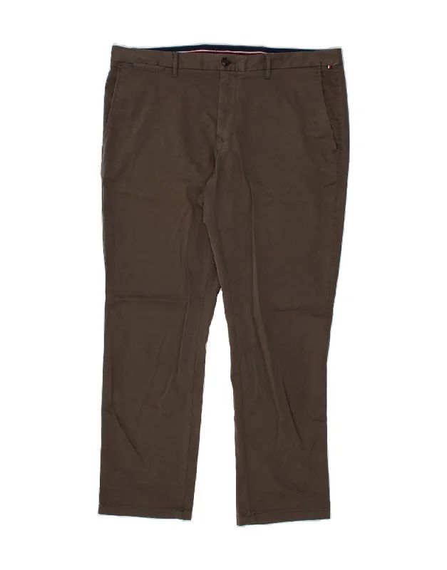 TOMMY HILFIGER Mens Slim Chino Trousers W38 L30 Grey Cotton Trousers Exclusive Limited Trousers Exclusive Limited TOMMY HILFIGER Mens Slim Chino Trousers W38 L30 Grey Cotton Trousers Exclusive Limited Trousers Exclusive Limited