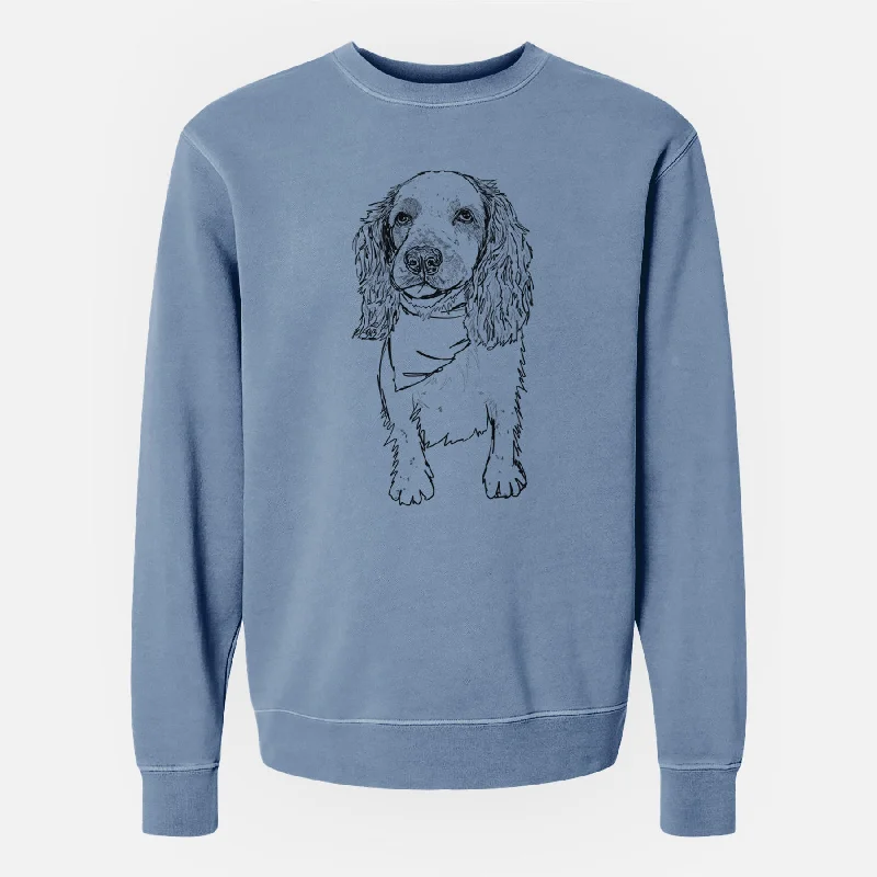 Doodled Ginger the Spaniel Mix - Unisex Pigment Dyed Crew Sweatshirt Hoodie with Exposed Zipper Edgy Industrial Hoodie with Exposed Zipper Edgy Industrial Doodled Ginger the Spaniel Mix - Unisex Pigment Dyed Crew Sweatshirt Hoodie with Exposed Zipper Edgy Industrial Hoodie with Exposed Zipper Edgy Industrial