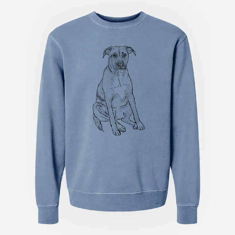 Doodled Riley the Mixed Breed - Unisex Pigment Dyed Crew Sweatshirt Hoodie with Magnetic Closure Innovative Modern Hoodie with Magnetic Closure Innovative Modern Doodled Riley the Mixed Breed - Unisex Pigment Dyed Crew Sweatshirt Hoodie with Magnetic Closure Innovative Modern Hoodie with Magnetic Closure Innovative Modern
