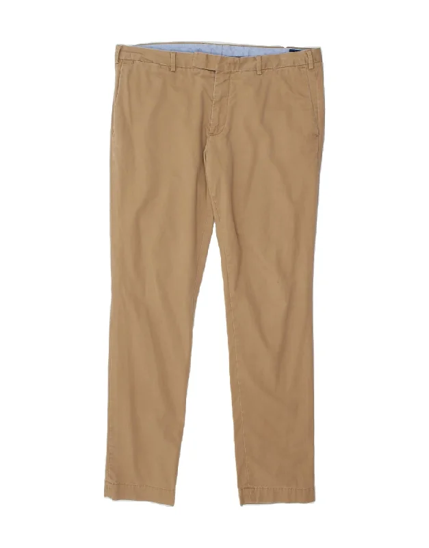 POLO RALPH LAUREN Mens Slim Fit Chino Trousers W36 L34 Beige Cotton Trousers Low Rise Relaxed Trousers Low Rise Relaxed POLO RALPH LAUREN Mens Slim Fit Chino Trousers W36 L34 Beige Cotton Trousers Low Rise Relaxed Trousers Low Rise Relaxed
