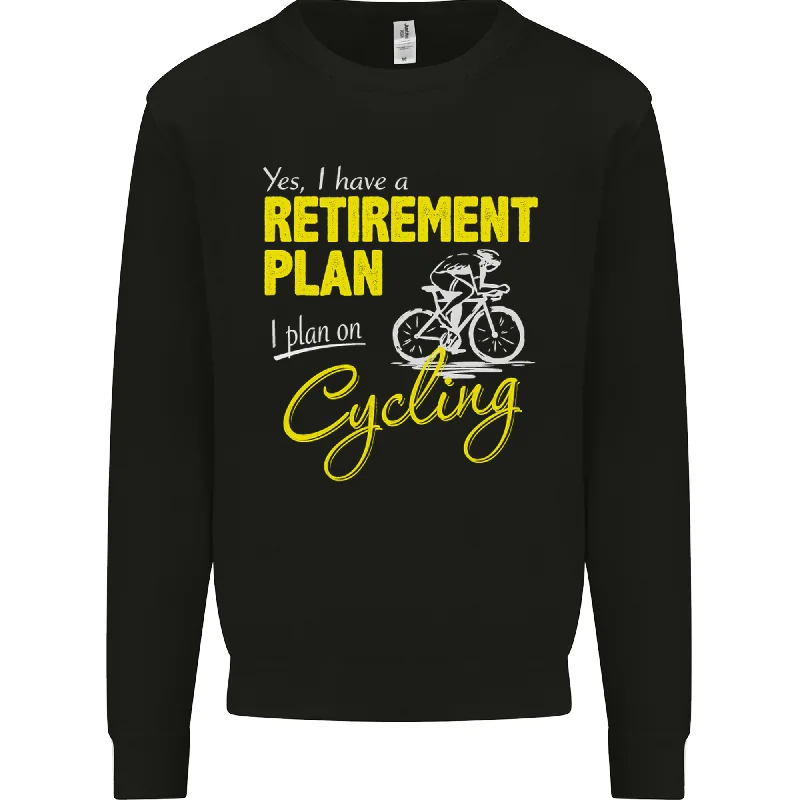 Cycling Retirement Plan Cyclist Funny Mens Sweatshirt Jumper Hoodie with High Neck Warm Protective Hoodie with High Neck Warm Protective Cycling Retirement Plan Cyclist Funny Mens Sweatshirt Jumper Hoodie with High Neck Warm Protective Hoodie with High Neck Warm Protective