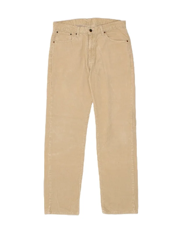 LEVI'S Mens 751 Straight Corduroy Trousers W34 L34 Beige Cotton Trousers Bridal Satin Trousers Bridal Satin LEVI'S Mens 751 Straight Corduroy Trousers W34 L34 Beige Cotton Trousers Bridal Satin Trousers Bridal Satin
