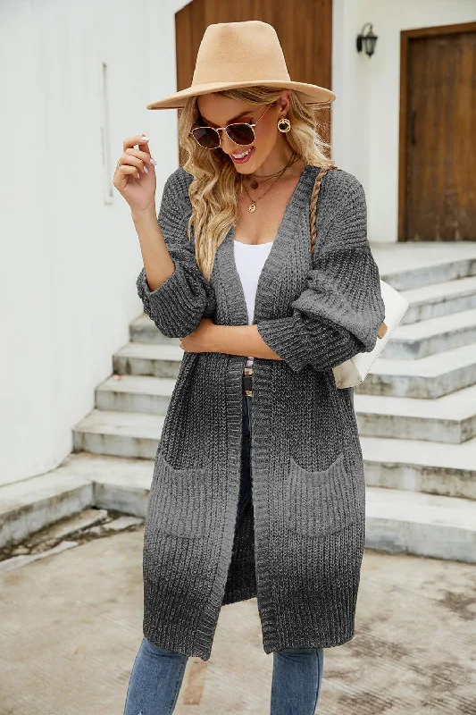 Gradient Open Front Cardigan Welt Pockets Slit Pockets Flap Pockets Welt Pockets Slit Pockets Flap Pockets Gradient Open Front Cardigan Welt Pockets Slit Pockets Flap Pockets Welt Pockets Slit Pockets Flap Pockets