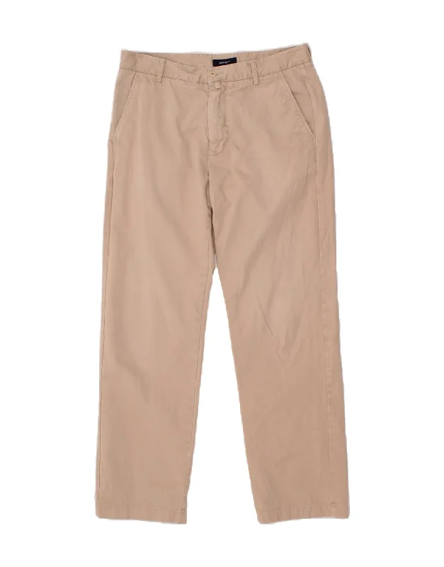 GANT Mens Straight Chino Trousers W32 L32 Beige Trousers Evening Elegant Trousers Evening Elegant GANT Mens Straight Chino Trousers W32 L32 Beige Trousers Evening Elegant Trousers Evening Elegant