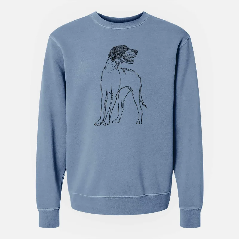 Doodled Jade the English Pointer - Unisex Pigment Dyed Crew Sweatshirt Hoodie with Double Zipper Versatile Adjustable Hoodie with Double Zipper Versatile Adjustable Doodled Jade the English Pointer - Unisex Pigment Dyed Crew Sweatshirt Hoodie with Double Zipper Versatile Adjustable Hoodie with Double Zipper Versatile Adjustable
