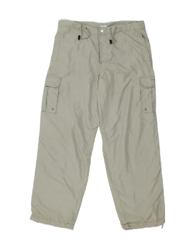 CALVIN KLEIN JEANS Mens Straight Cargo Trousers W34 L30 Grey Nylon Trousers Capri Summer Trousers Capri Summer CALVIN KLEIN JEANS Mens Straight Cargo Trousers W34 L30 Grey Nylon Trousers Capri Summer Trousers Capri Summer