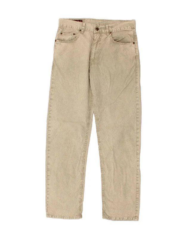 MARLBORO CLASSICS Mens Straight Casual Trousers W32 L31 Beige Cotton Trousers Print Floral Trousers Print Floral MARLBORO CLASSICS Mens Straight Casual Trousers W32 L31 Beige Cotton Trousers Print Floral Trousers Print Floral